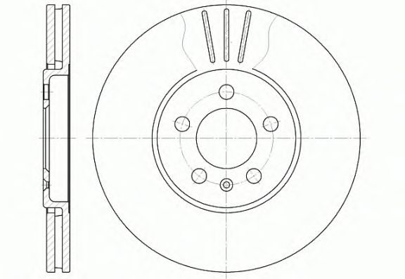 Disque de frein D6493.10