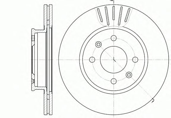 Тормозной диск D6666.10