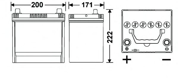 Startbatteri; Startbatteri CB505