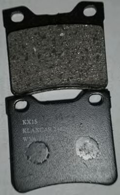 Комплект тормозных колодок, дисковый тормоз 24826z