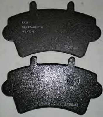 Комплект тормозных колодок, дисковый тормоз 24971z