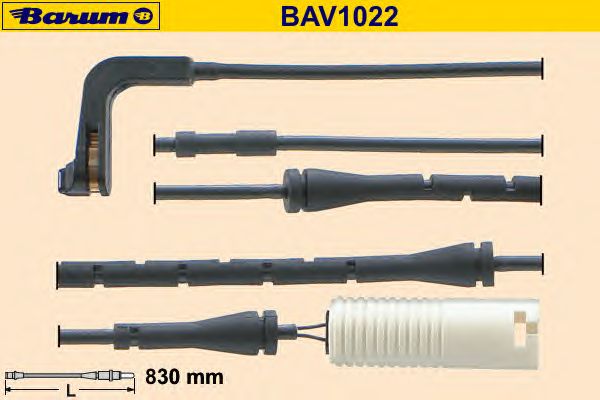 Slidindikator, bremsebelægning BAV1022