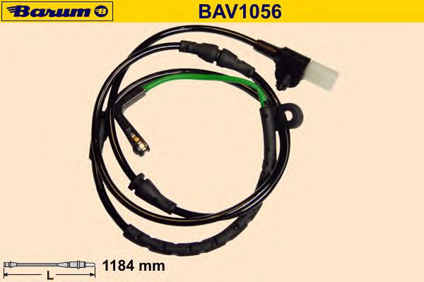 Сигнализатор, износ тормозных колодок BAV1056