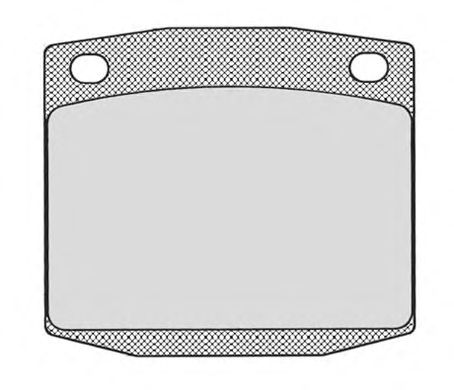 Комплект тормозных колодок, дисковый тормоз 140.0
