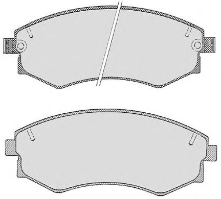 Комплект тормозных колодок, дисковый тормоз 501.1