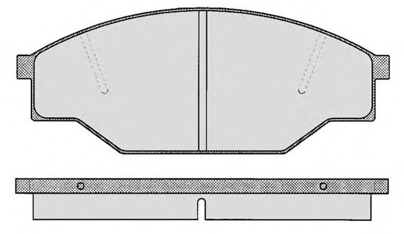 Комплект тормозных колодок, дисковый тормоз 576.0