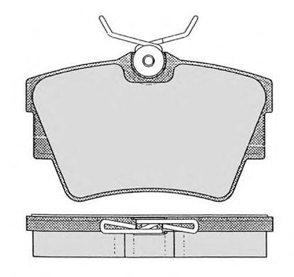 Комплект тормозных колодок, дисковый тормоз 690.2