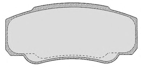 Комплект тормозных колодок, дисковый тормоз 775.0