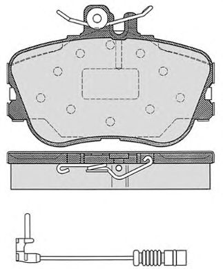 Комплект тормозных колодок, дисковый тормоз 482.1