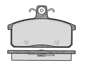 Комплект тормозных колодок, дисковый тормоз 191.4