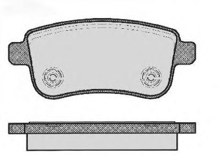 Комплект тормозных колодок, дисковый тормоз 941.0