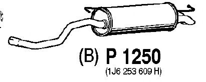 Silenciador posterior P1250