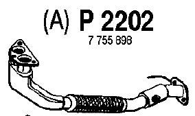 Egzoz borusu P2202