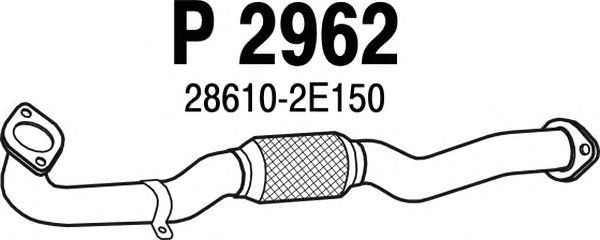 Tubo de escape P2962