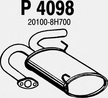 Einddemper P4098