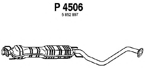 Midterste lyddæmper P4506