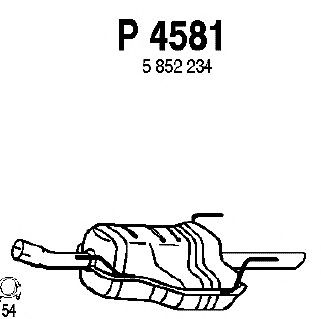 Silenciador posterior P4581