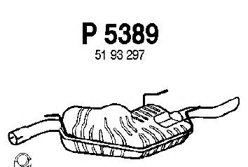 Silenciador posterior P5389