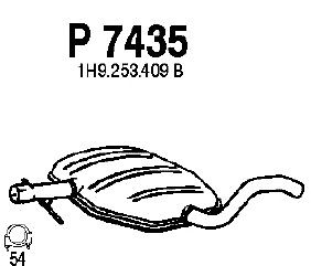 Mittelschalldämpfer P7435