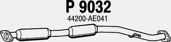 Средний глушитель выхлопных газов P9032