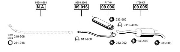 Exhaust System CI090505