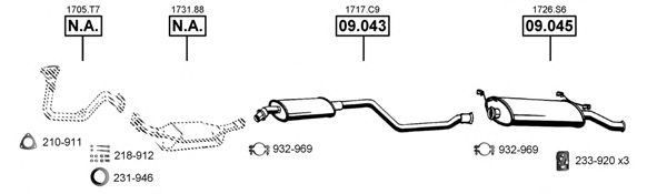 Exhaust System CI092400