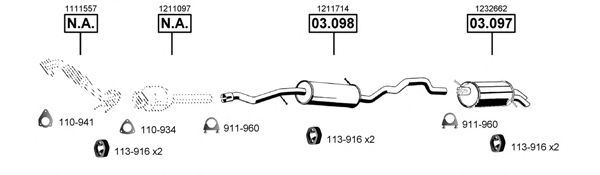 Exhaust System FO073225