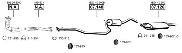 Exhaust System MA110640