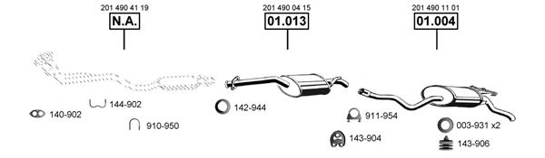 Exhaust System ME011210