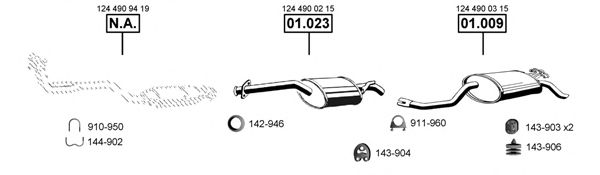 Exhaust System ME011555