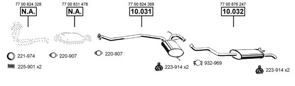 Exhaust System RE104310