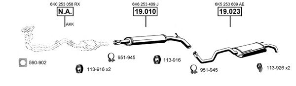 Exhaust System SE190665