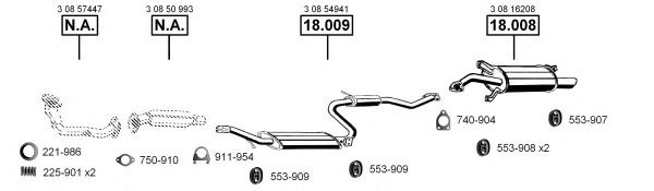 Exhaust System VO180500