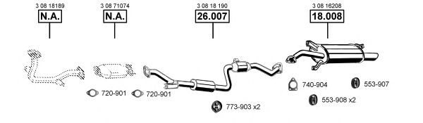 Exhaust System VO180700