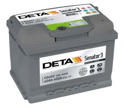 Starterbatteri; Starterbatteri DA602