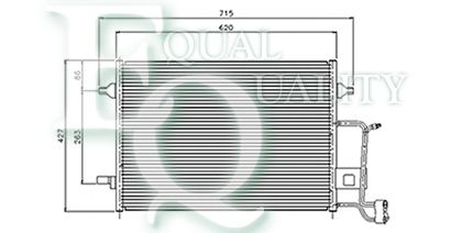 Condenser, air conditioning CO0290