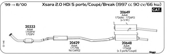 Exhaust System CI146