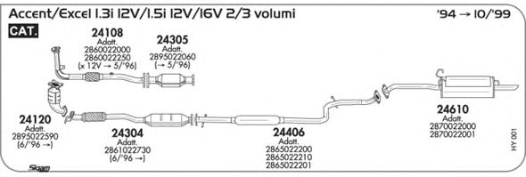 Exhaust System HY001