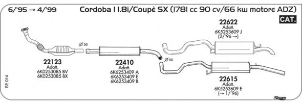Exhaust System SE014