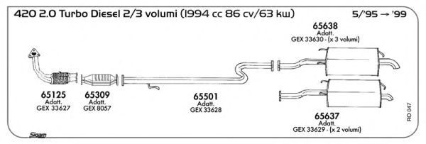 Exhaust System RO047