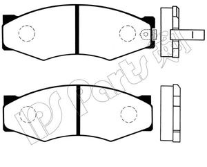 Комплект тормозных колодок, дисковый тормоз IBD-1133