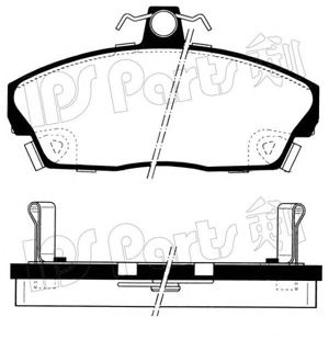 Brake Pad Set, disc brake IBD-1427