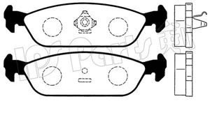 Brake Pad Set, disc brake IBR-1600