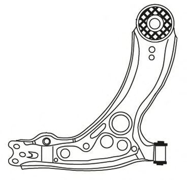 Braço oscilante, suspensão da roda 1755