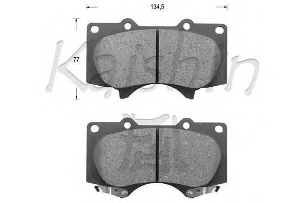 Brake Pad Set, disc brake D2228