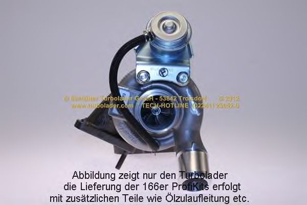 Turbocompressor, sobrealimentação 166-00045