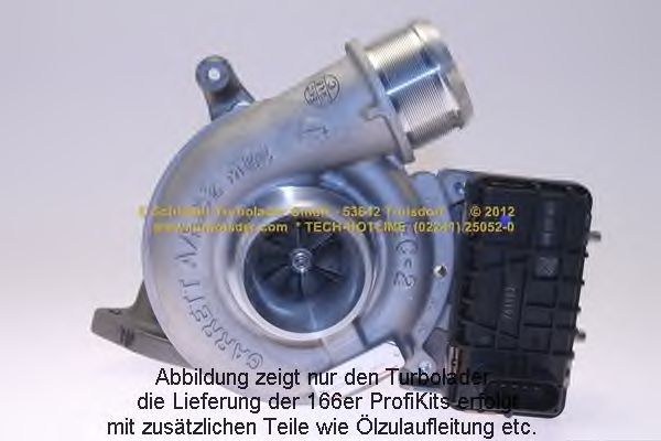 Turbocompresor, sobrealimentación 166-00860