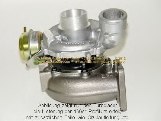 Turbocompresor, sobrealimentación 166-02050