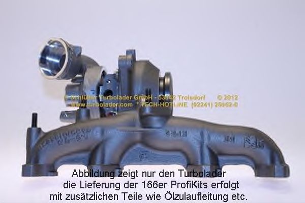Turbocompresor, sobrealimentación 166-02700
