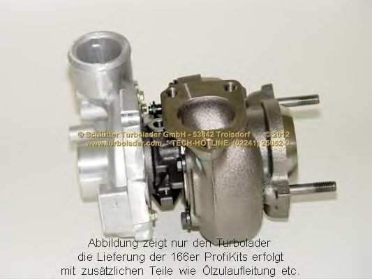 Turbocompresor, sobrealimentación 166-03001